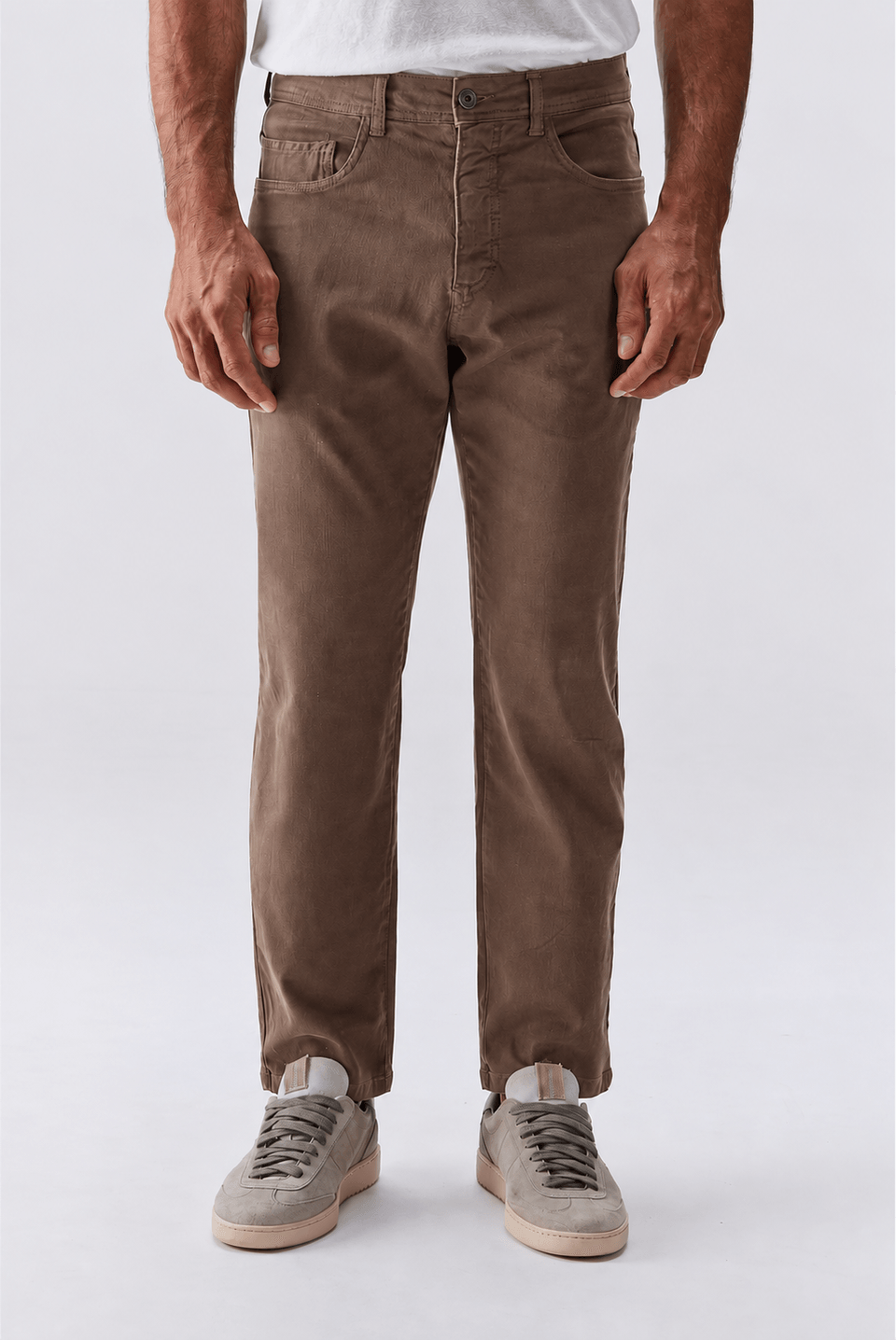 Calça 5 Pockets Super Soft Marrom